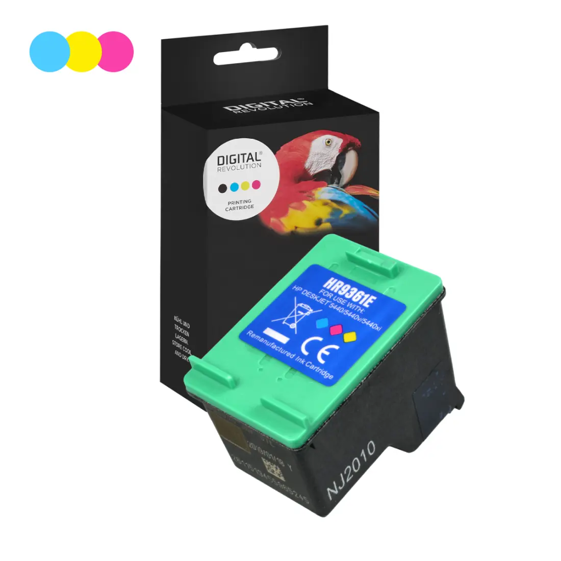 HP 342 - alternative Patrone 'farbig' 18 ml - Digital Revolution