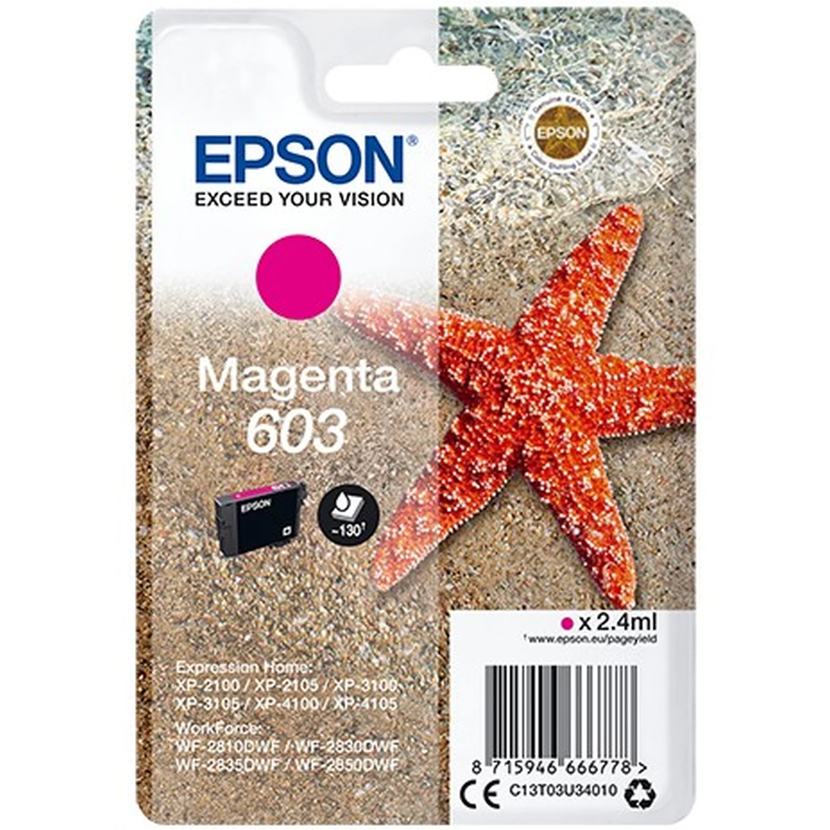 Epson Druckerpatrone '603' magenta 2,4 ml