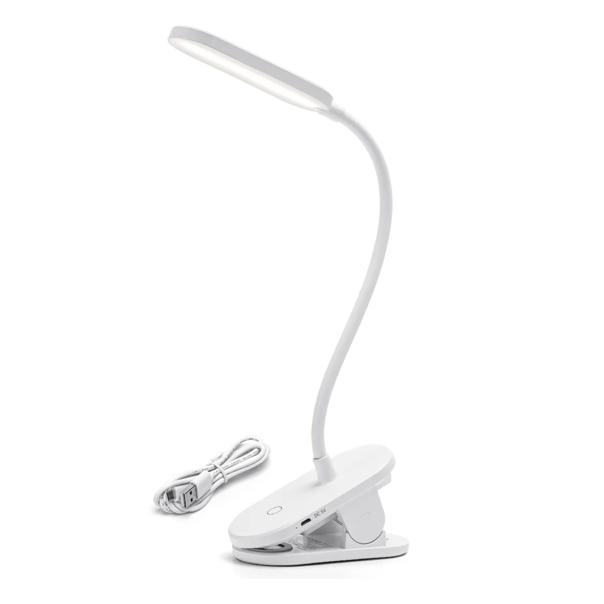 Aigostar LED Lampe mit USB Anschluss, weiß Aigostar LED Lampe mit USB Anschluss, weiß