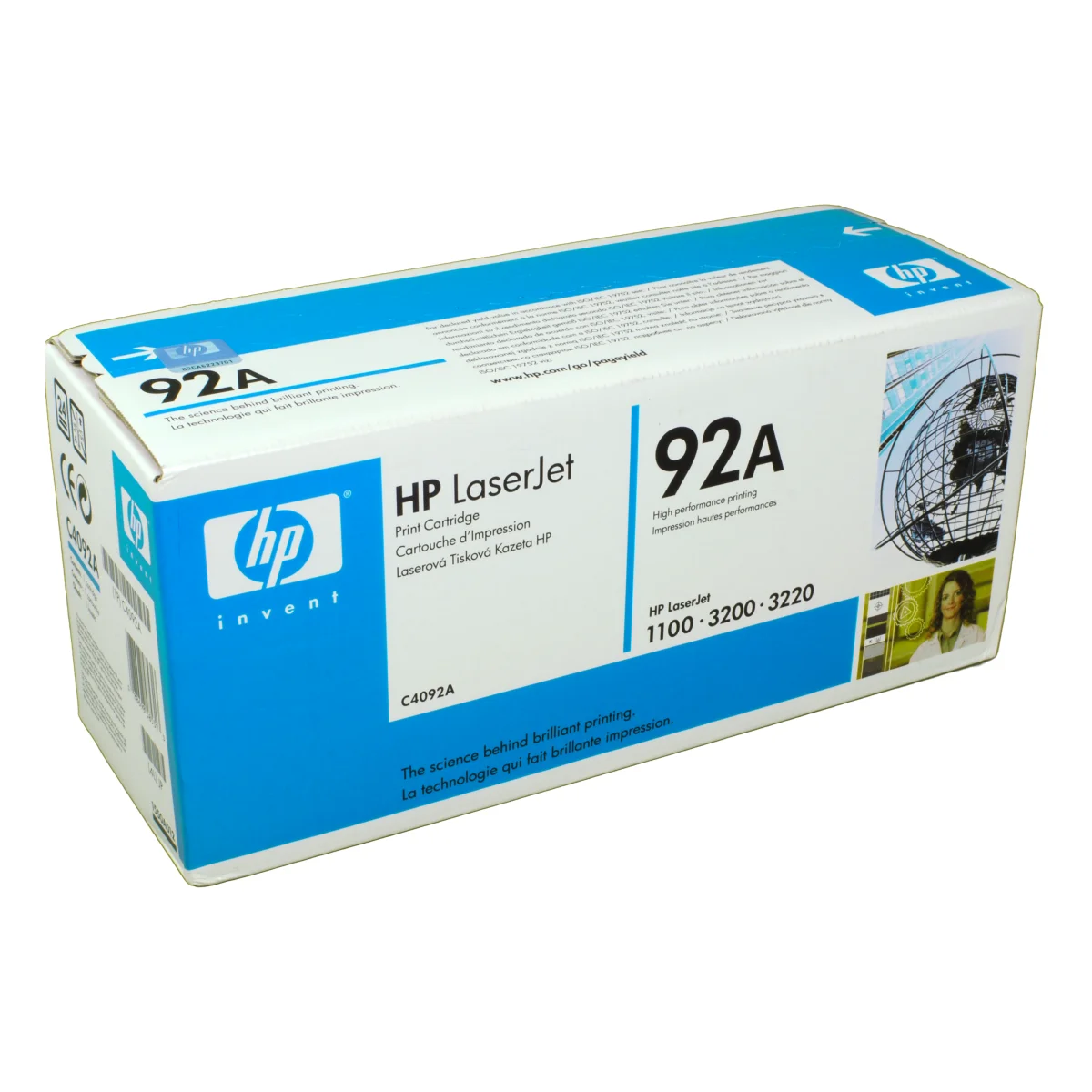 HP Toner C4092A  92A  schwarz