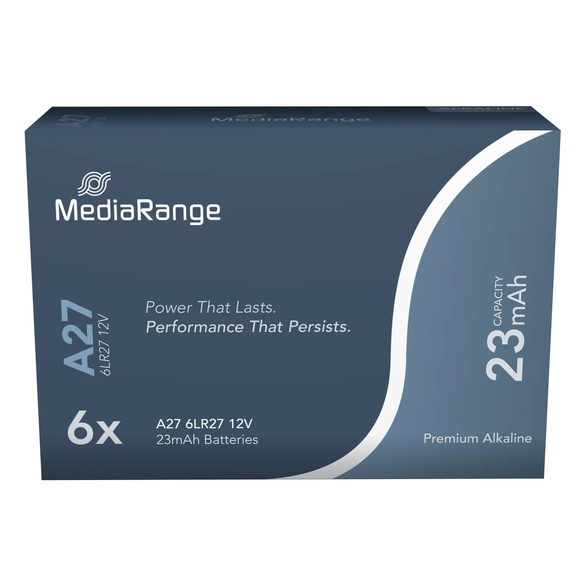 MediaRange Batterie 'Alkaline A27 | 6LR27 ', 12V, 1 Stück