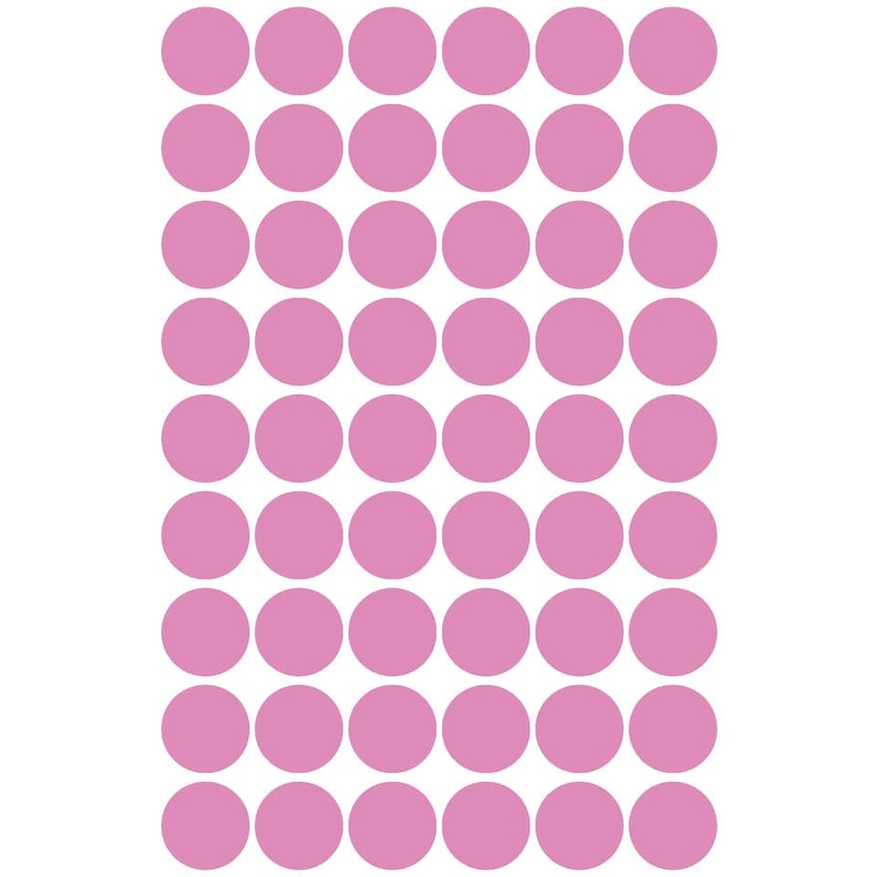 Avery Zweckform Markierungspunkte - Ø 12 mm, 5 Blatt/270 Etiketten, rose