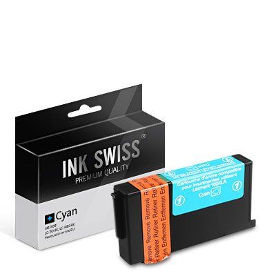 Lexmark 100A - alternative Patrone 'cyan' 9,6 ml - InkSwiss