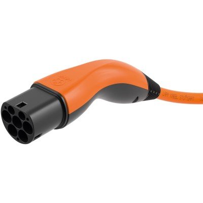 Ladekabel Typ 2, bis zu 7,4 kW, 7 m, Orange