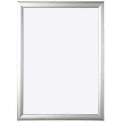 BI-OFFICE Plakatrahmen - für A4, silber