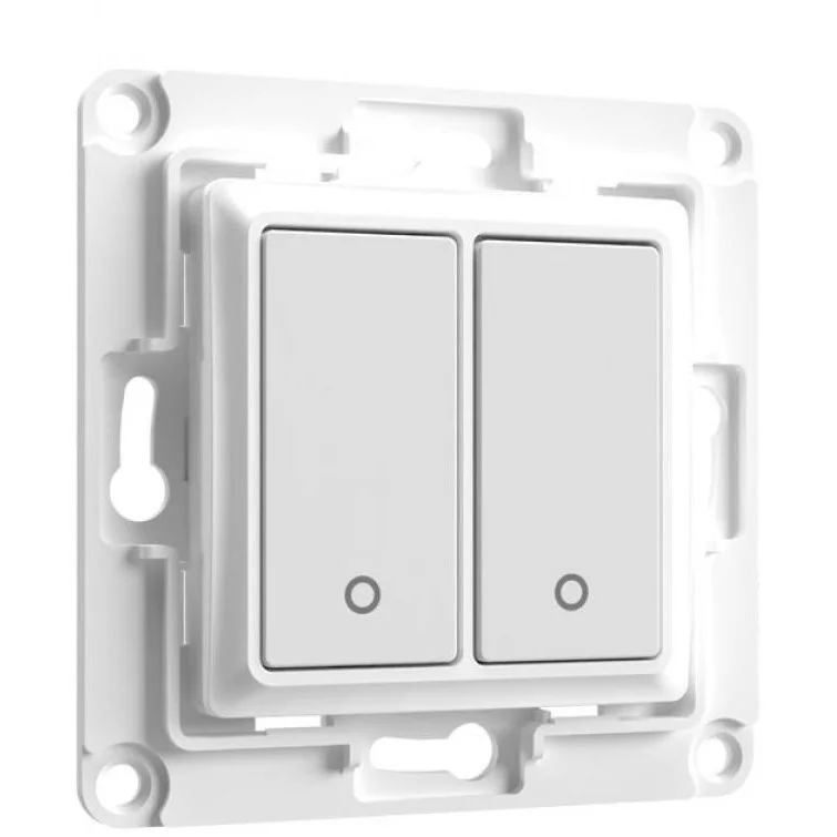 Home Shelly Accessories “Wall Switch 2“ Wandtaster 2-fach Weiß