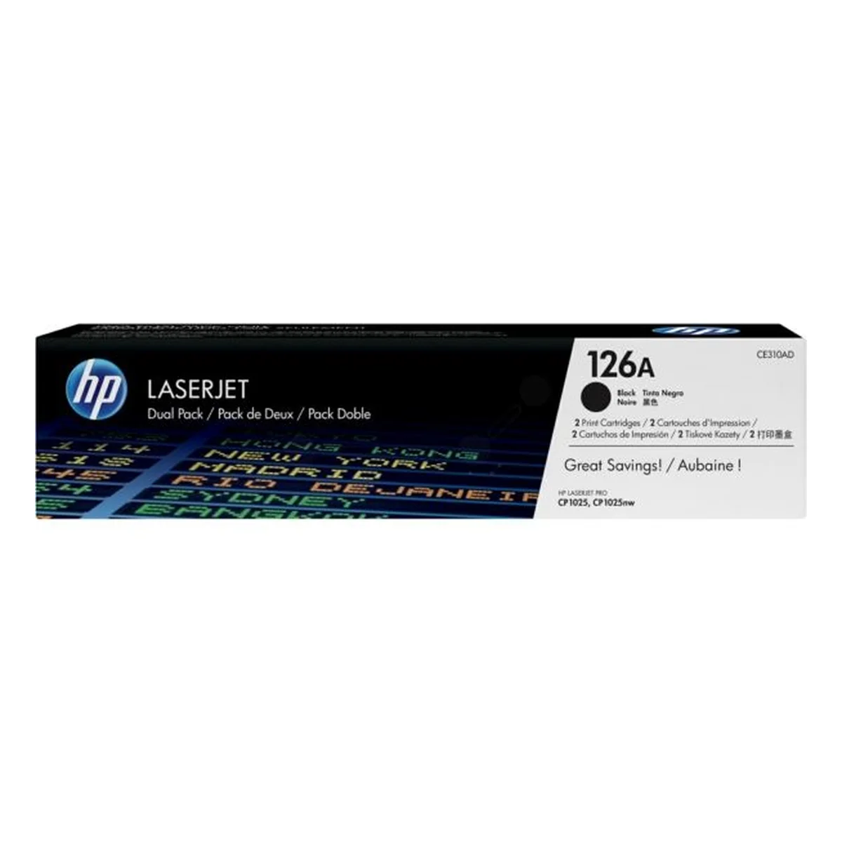 HP 126A Toner Doppelpack schwarz 2.400 Seiten (CE310AD)