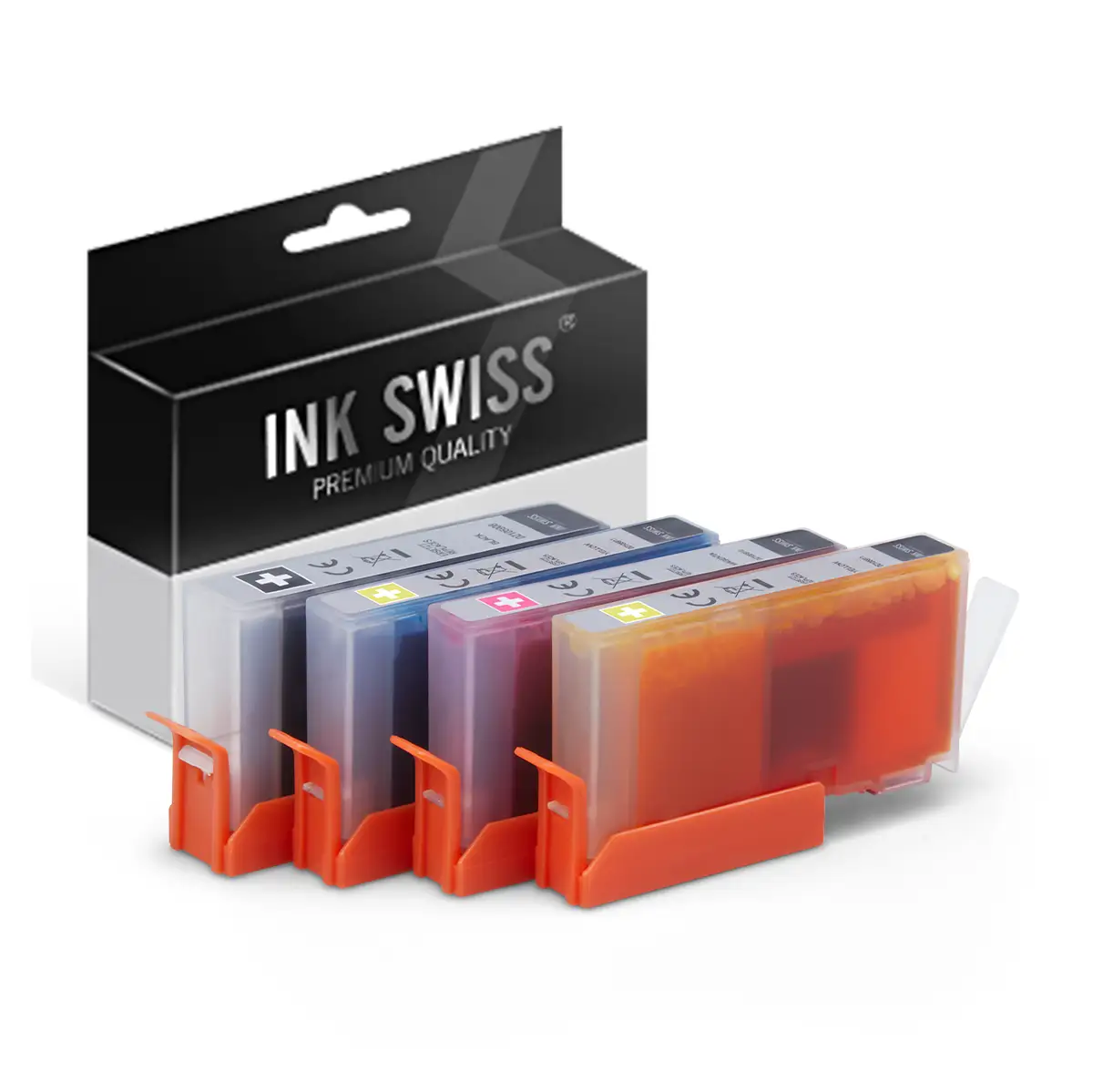 HP 364 - alternative Patrone MultiPack 'schwarz cyan magenta gelb' 64,2 ml - InkSwiss