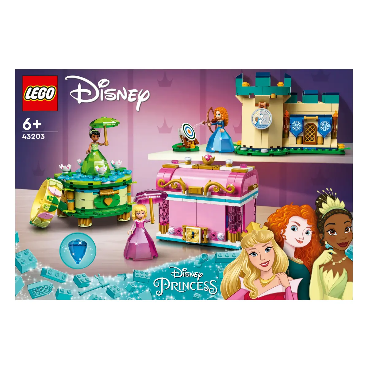 LEGO® Disney - Auroras, Meridas und Tianas Zauberwerke