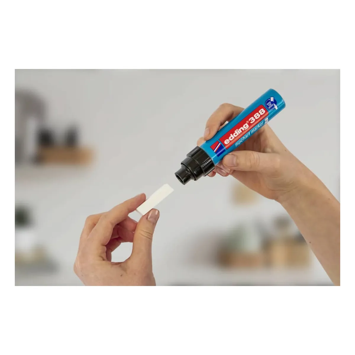 Edding 388 Flipchartmarker - 4 - 12 mm, blau