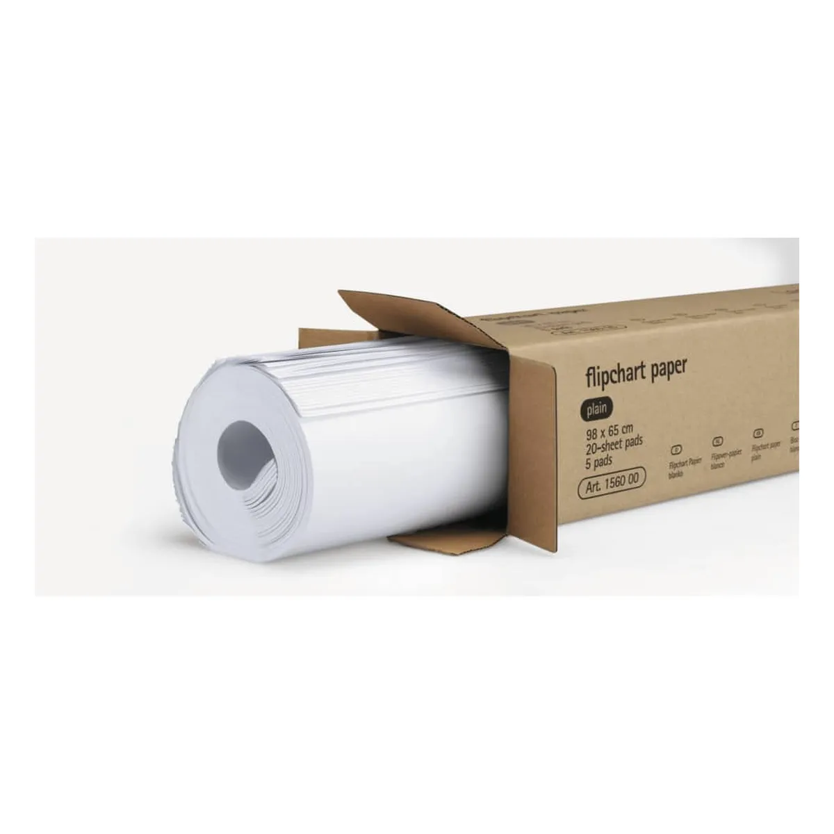 Legamaster Flipchart-Block - 65 x 98 cm, blanko, 80 g/qm, 20 Blatt