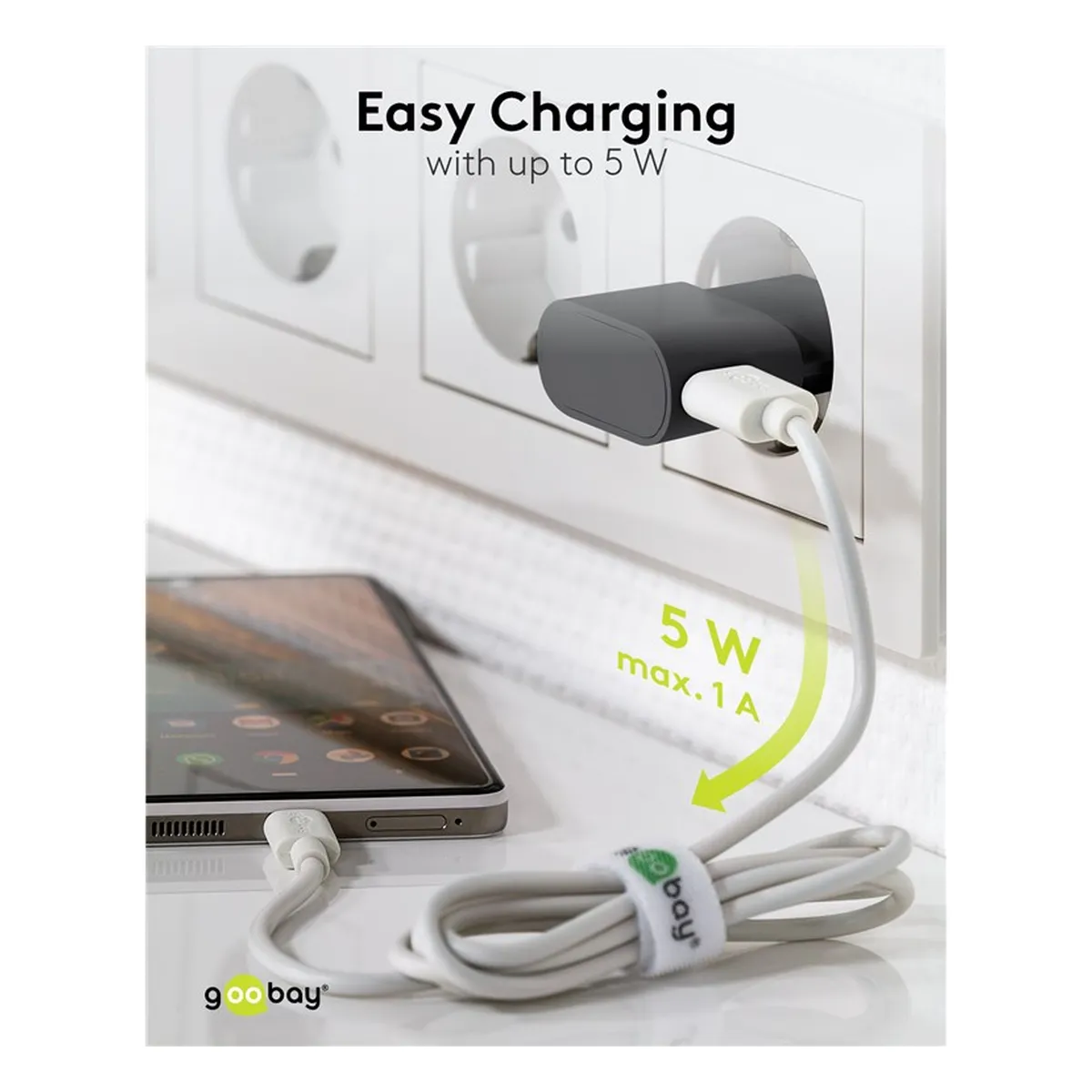 Goobay USB Ladegerät 1 A