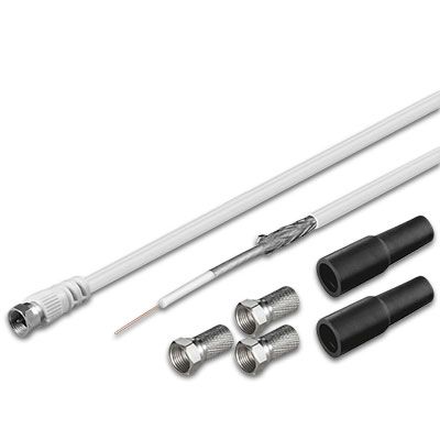 Goobay SAT-Antennenkabel-Set, 100 dB, 30 m