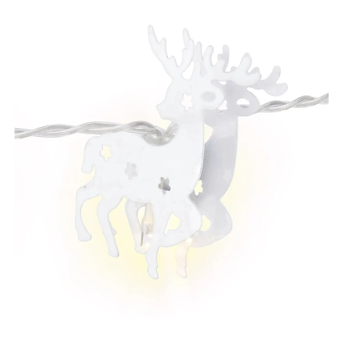 Goobay 10er LED-Lichterkette “Rentier“, weiß