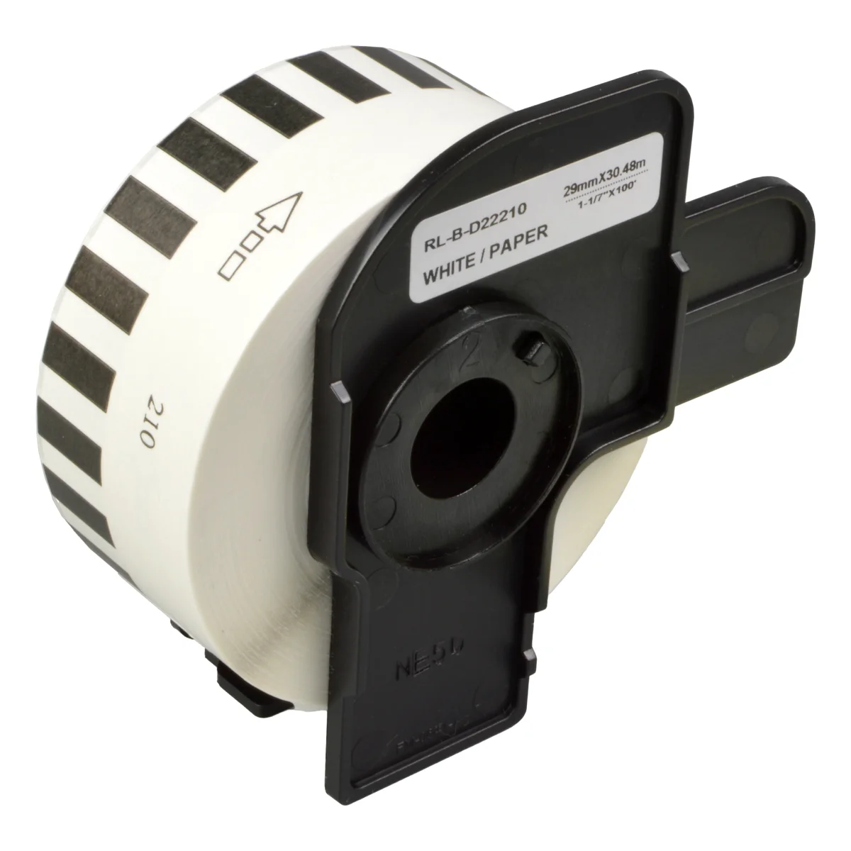 Brother DK-22210 alternative Etiketten 'weiß' 29x30,48mm Rolle - Digital Revolution