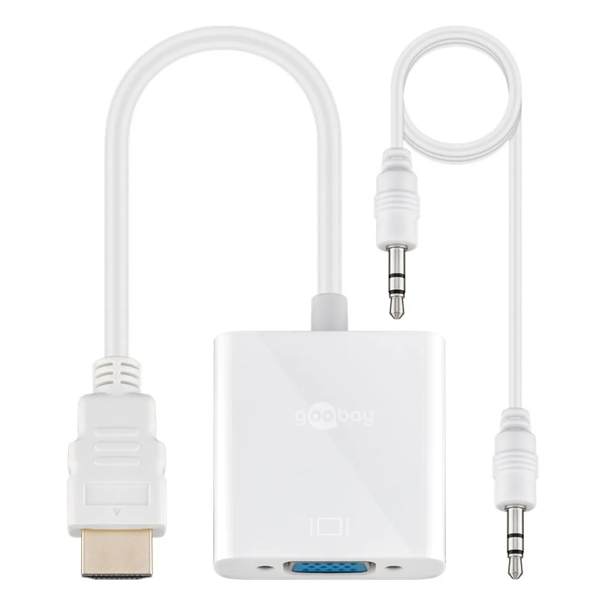 Goobay HDMI™/VGA Adapter, vernickelt