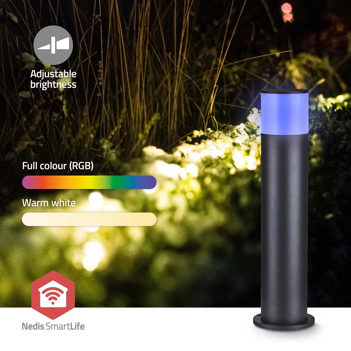 Smarte LED Gartenleuchte