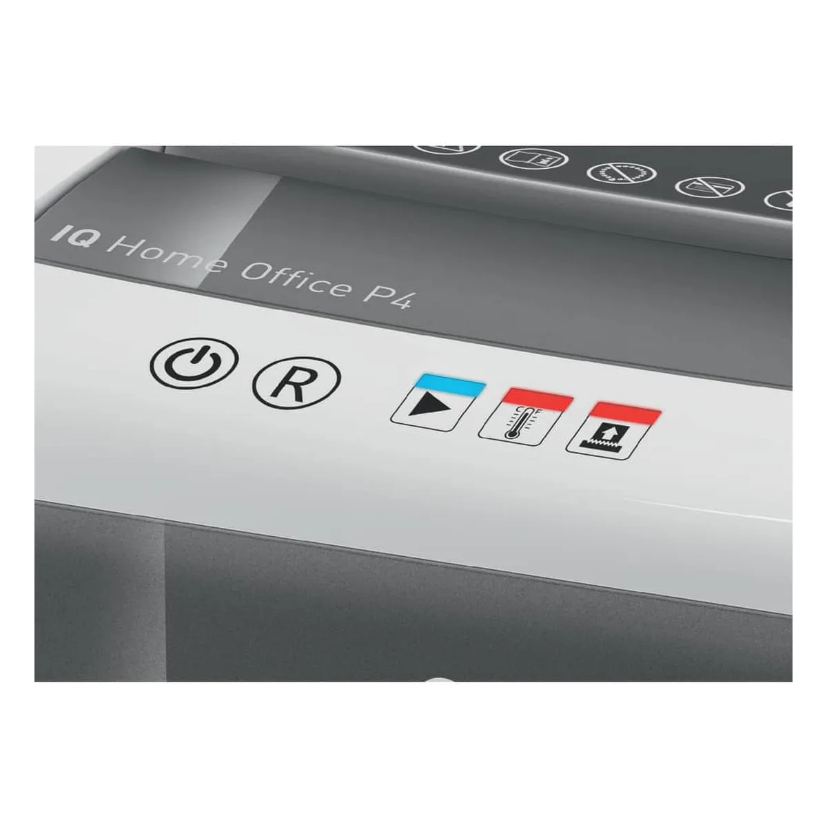 Leitz Aktenvernichter IQ Home Office - Partikelschnitt P4, 10 Blatt, weiß