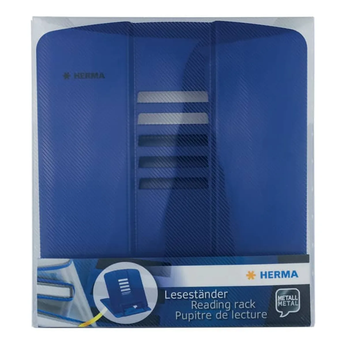 Herma Leseständer - Metall, blau