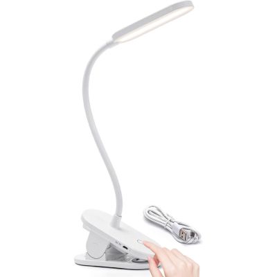 LED Lampe mit USB Anschluss, weiß