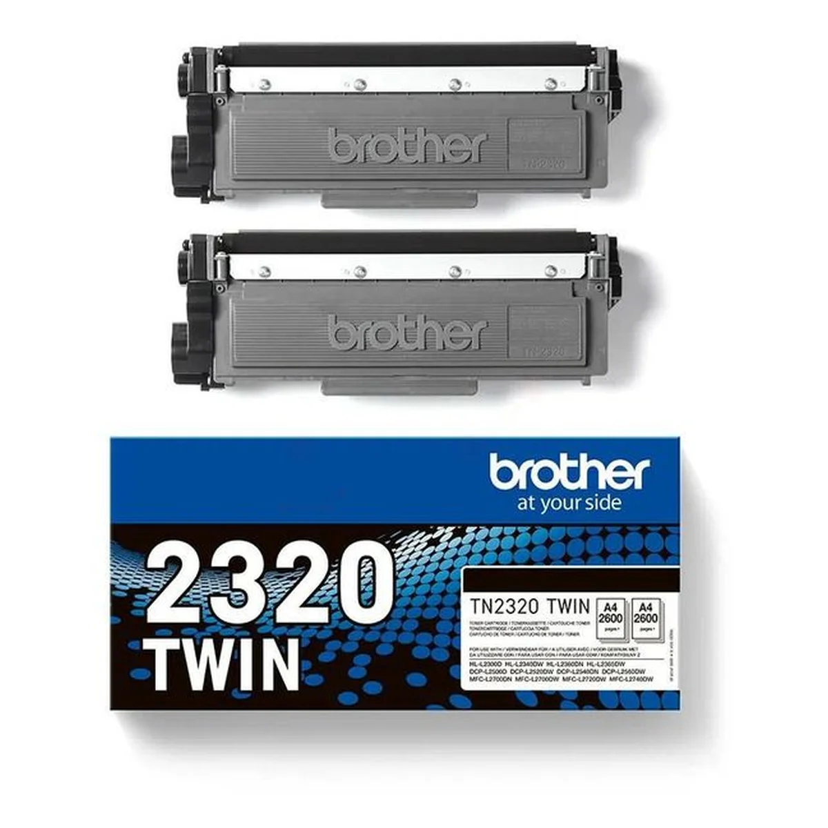 Brother TN-2320TWIN Toner Doppelpack schwarz 5.200 Seiten