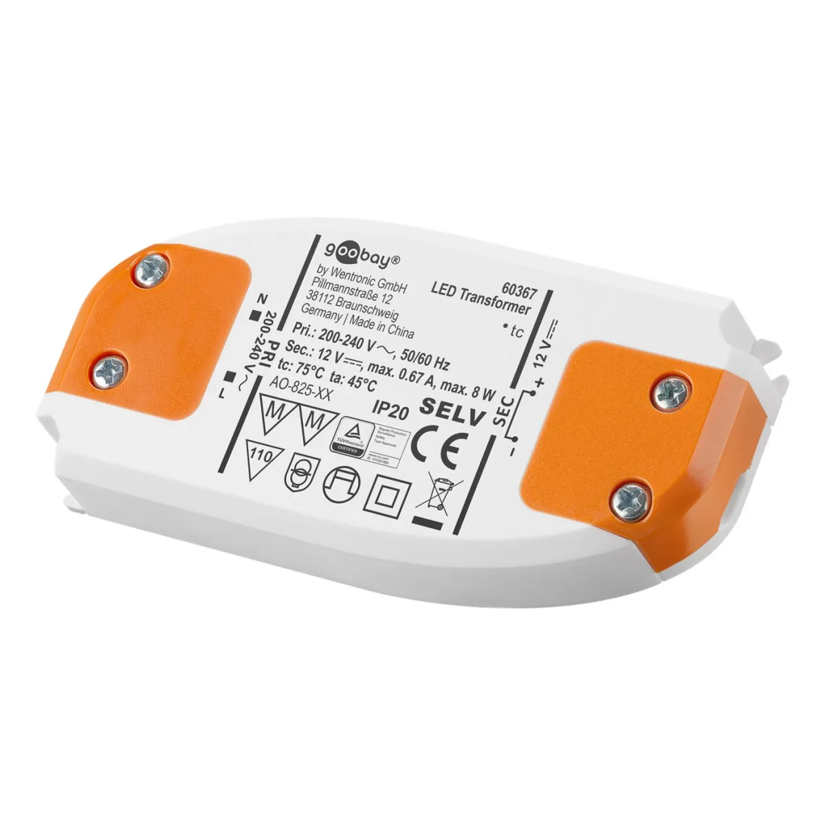 Goobay LED-Trafo 12 V/8 W