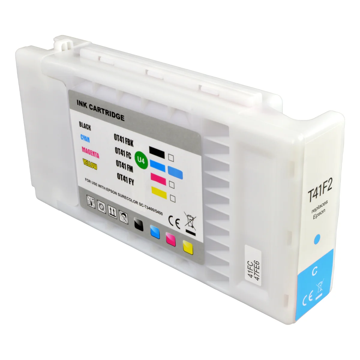 Epson T41F2 - alternative Patrone 'cyan' 350 ml - Digital Revolution