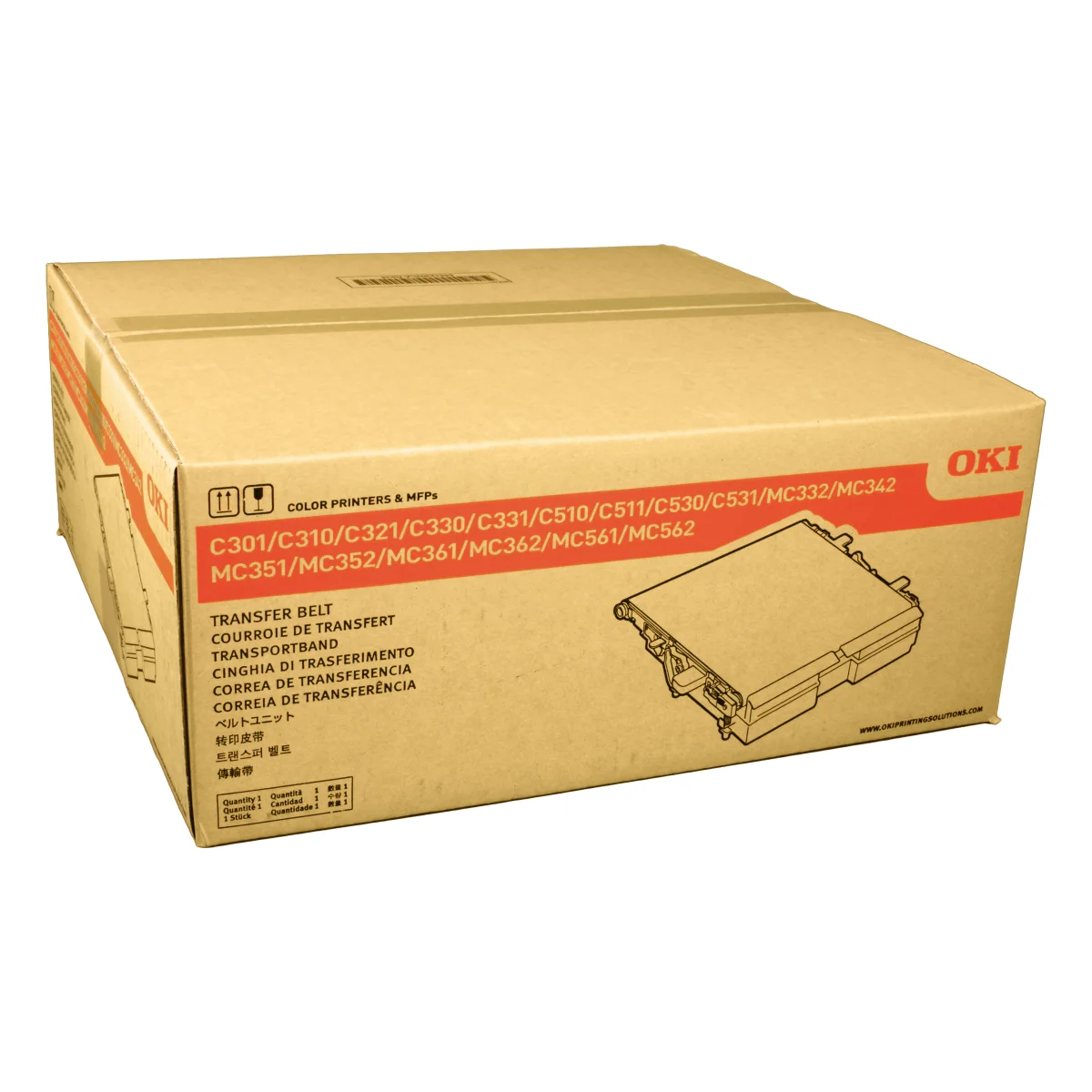 Oki Transfer Kit 44472202 4-farbig