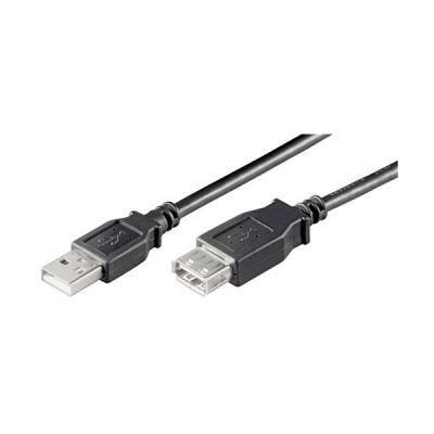 USB 2.0 Hi-Speed Verlängerungskabel, Schwarz