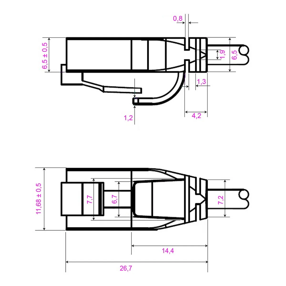 Goobay Slim-Patchkabel CAT6 U/UTP weiß 2m