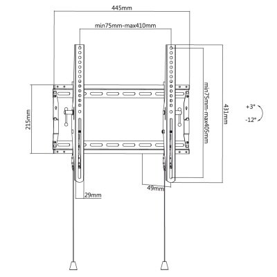 TV-Wandhalterung Pro TILT (M)