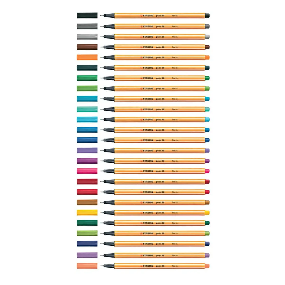 STABILO® Fineliner - point 88 - dunkelrot