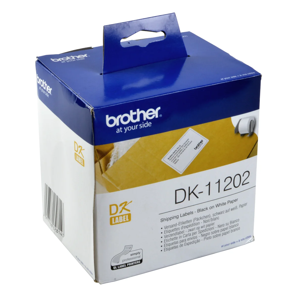 Brother PT Etiketten DK11202  weiss  62x100mm  300 St. Rolle