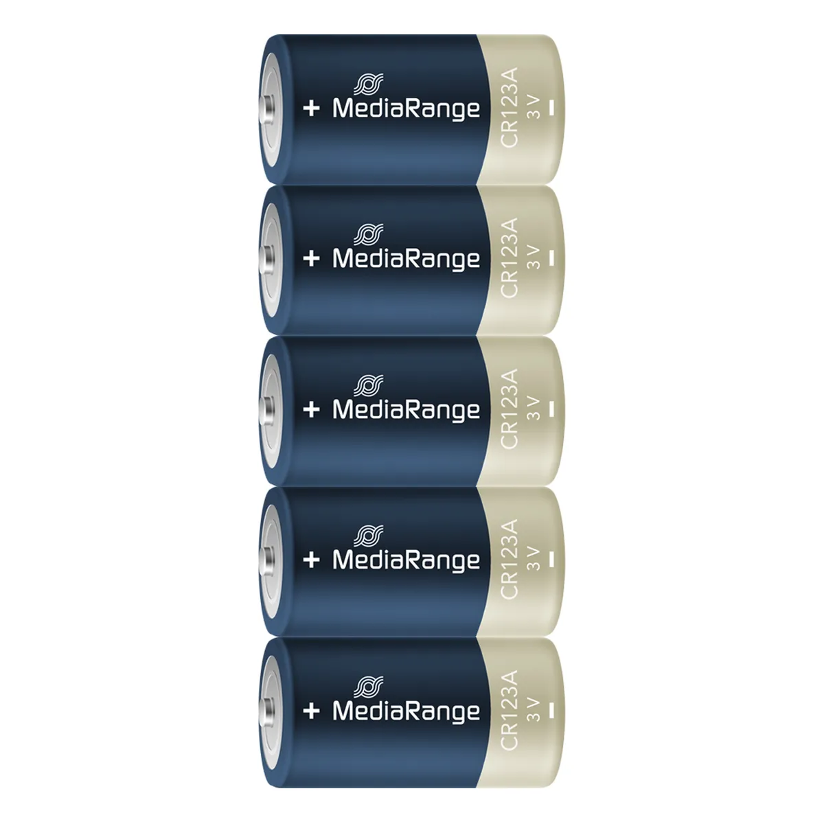 MediaRange Batterie 'Lithium CR123A', 3V, 5 Stück