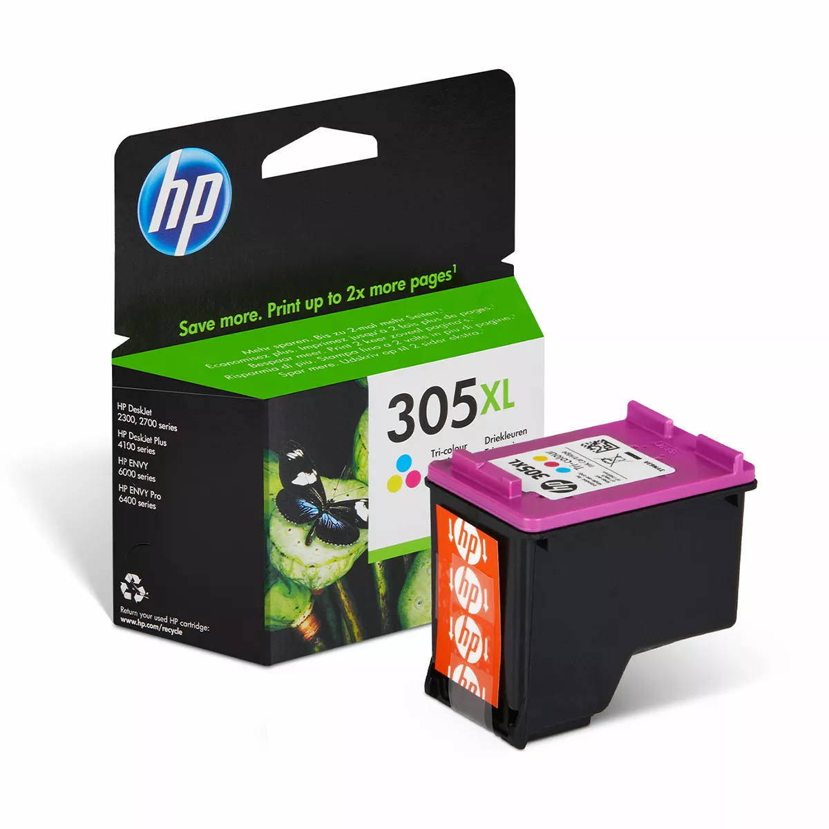 HP XL Druckerpatrone '305 XL' farbig 5 ml 200 Seiten