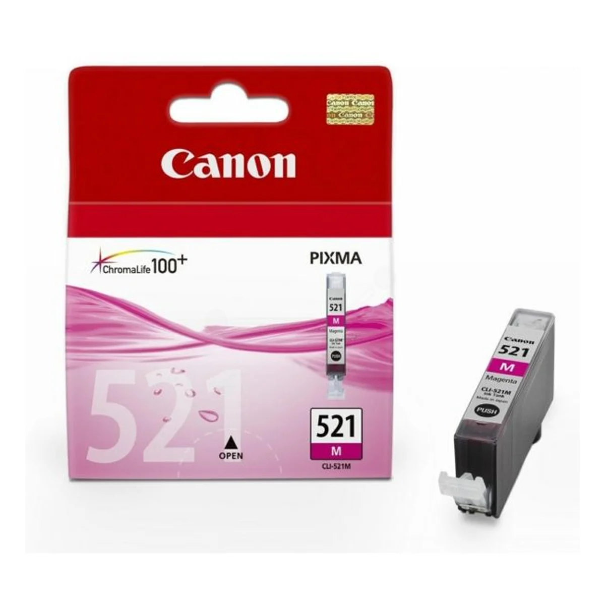 Druckerpatrone Canon CLI-521 M magenta 9 ml | 445 Seiten (2935B001)