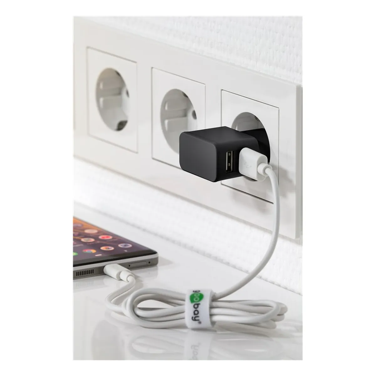Goobay USB-C™ Dual Ladeset 2,4 A