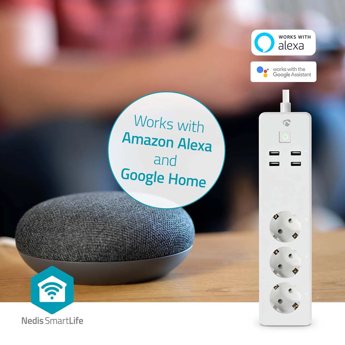 Nedis SmartLife Power Strip