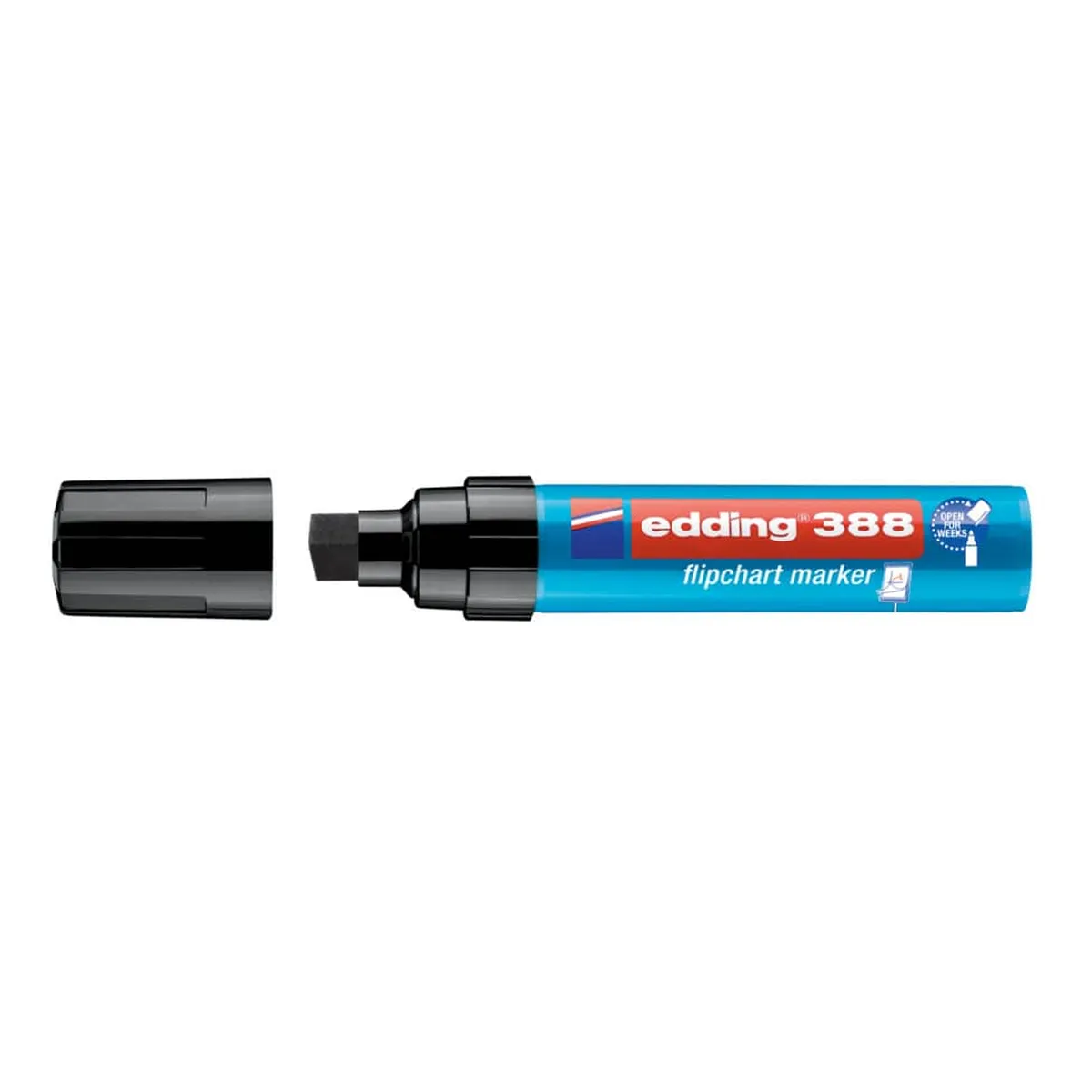 Edding 388 Flipchartmarker - 4 - 12 mm, schwarz