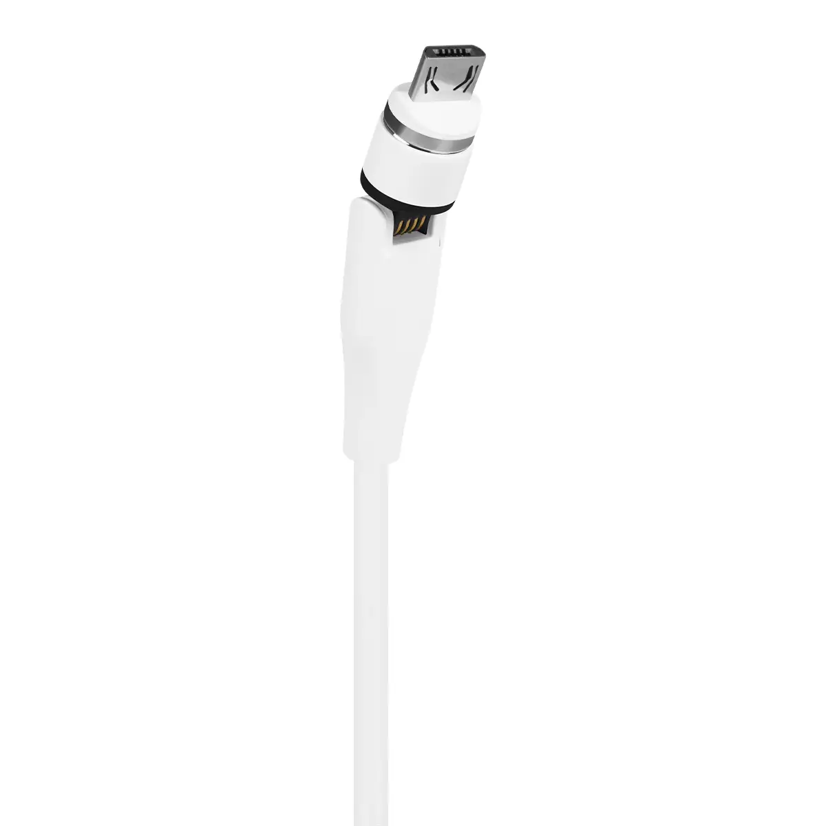 Fontastic 3in1 - Magnet Datenkabel 540Grad Drehbar, weiß