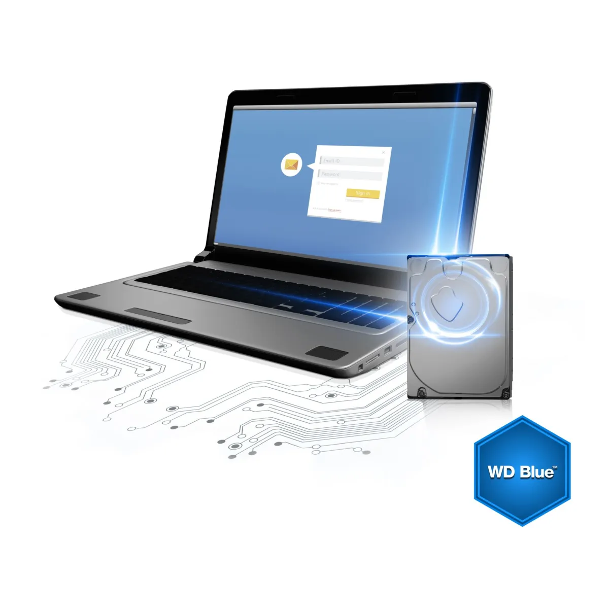 Western Digital Blue 3.5 Zoll 1000 GB Serial ATA III