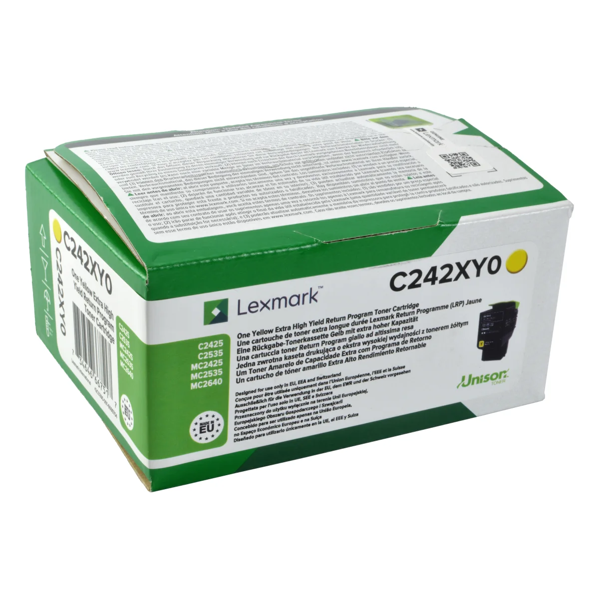 Lexmark Toner C242XY0 gelb