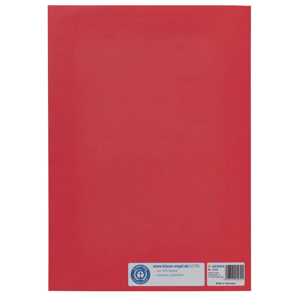 Herma Heftschoner Papier - A4, dunkelrot Herma Heftschoner Papier - A4, dunkelrot