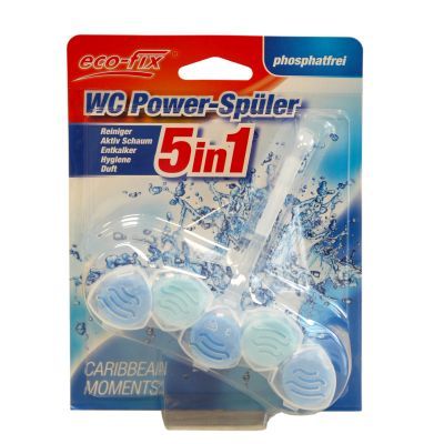 eco Fix WC Power Spüler Caribbean Moments, 5in1 