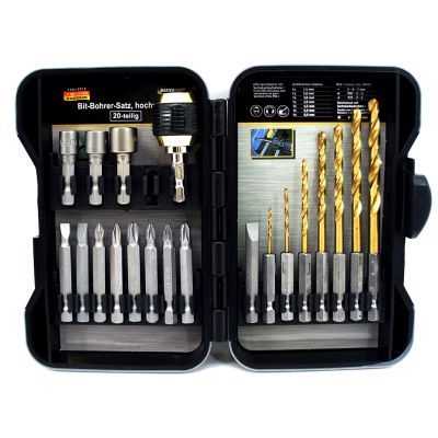 Masterproof Bit-Bohrer-Satz hochwertig 20-teilig