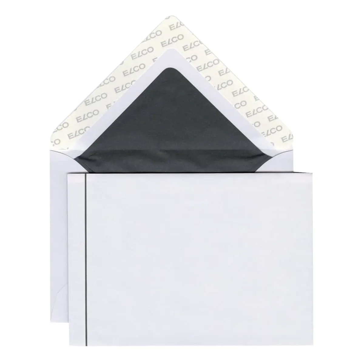 Elco Briefumschlag Deuil - C6, hochweiß, gummiert, ohne Fenster, 100 g/qm, 25 Stück
