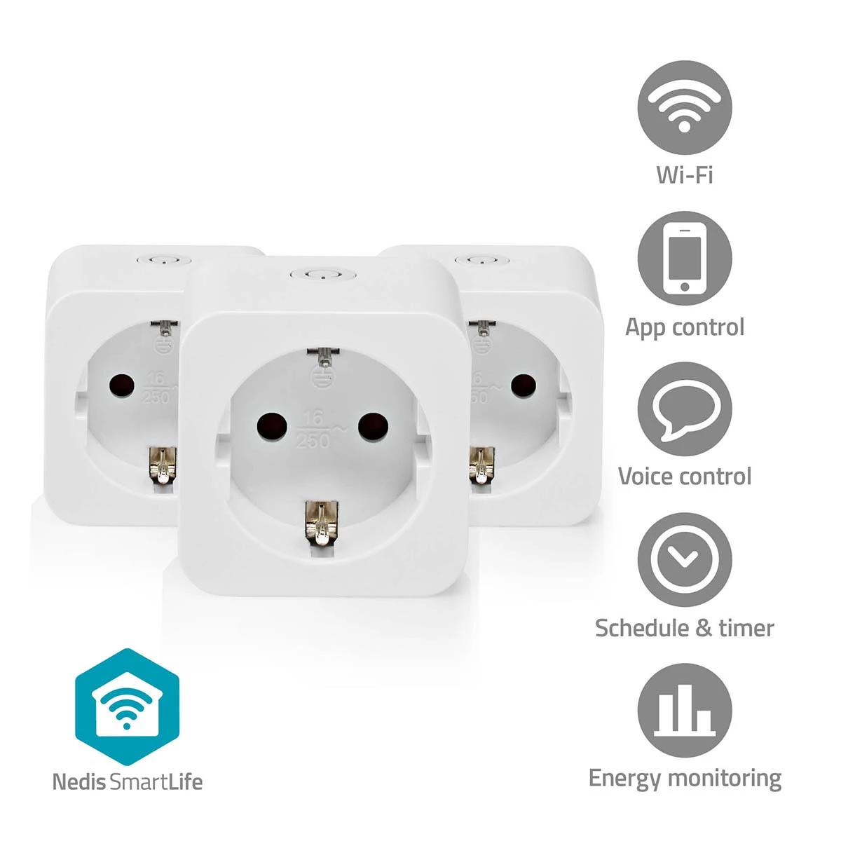 SmartLife Smart Stecker 3 Stück Set