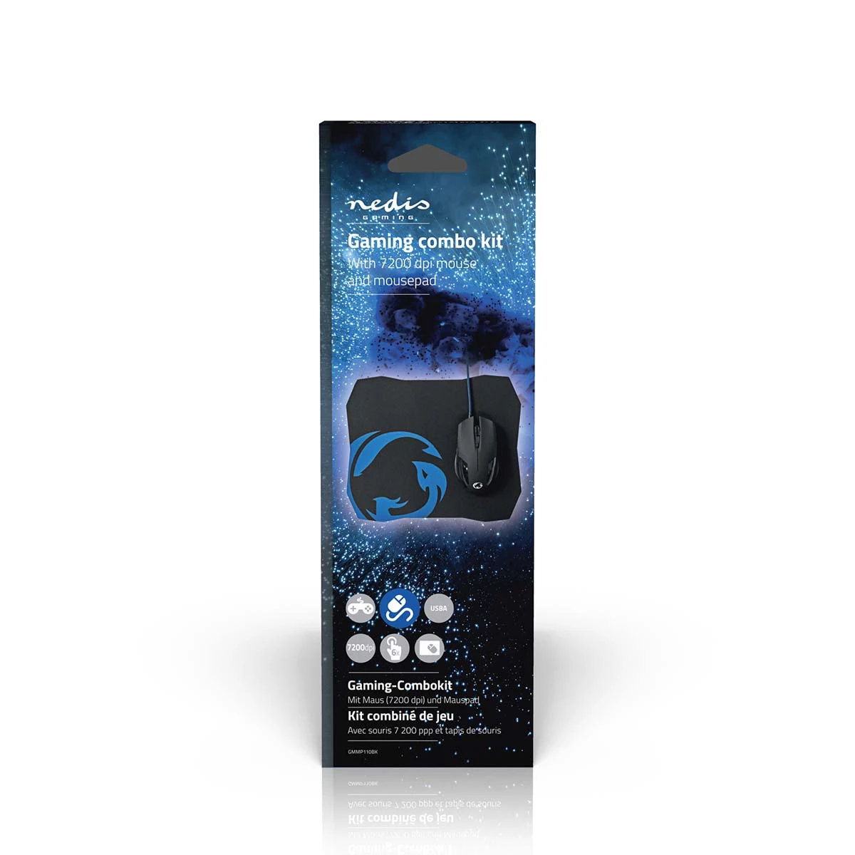 Nedis Gaming Mouse & Mouse Pad Set Nedis Gaming Mouse & Mouse Pad Set