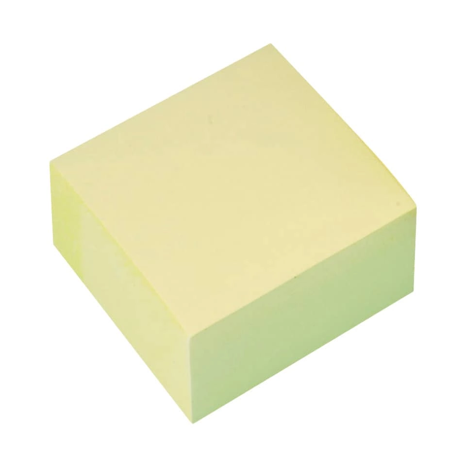 Q-Connect Haftnotiz-Würfel - 76 x 76 mm, gelb