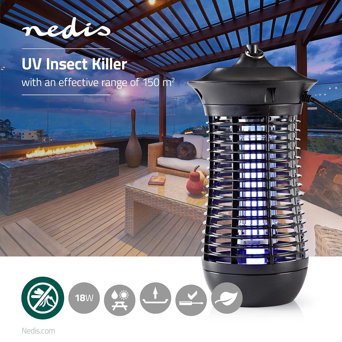 Nedis Moskito Stop-Lichtfalle